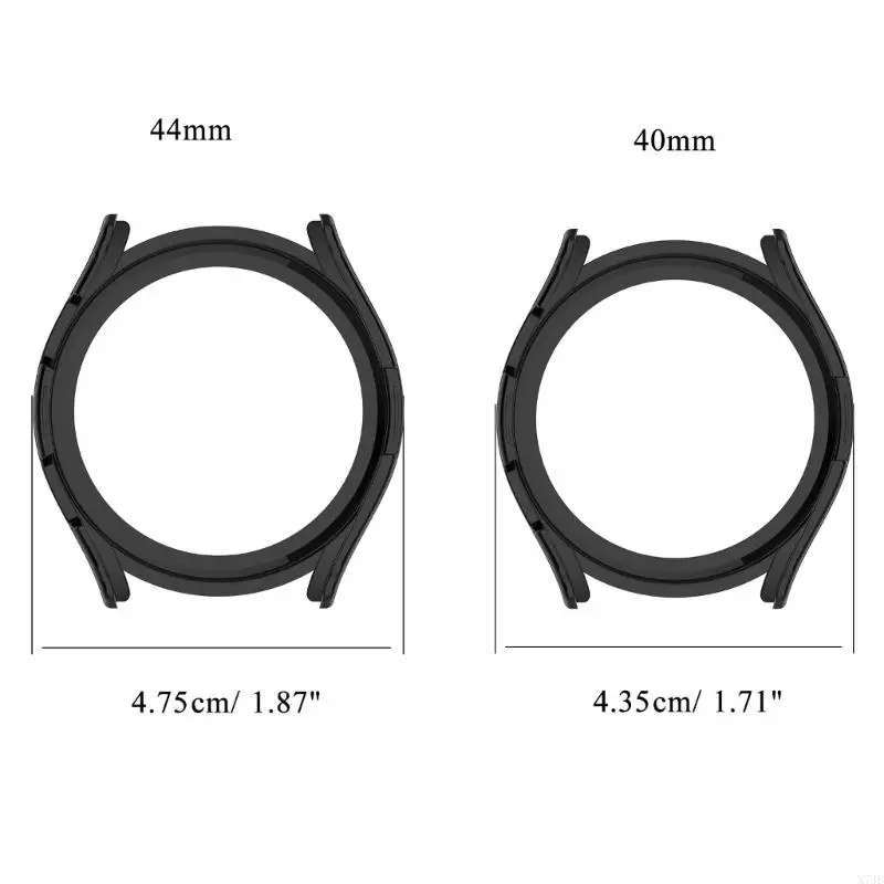X7JB Protective Case for Watch 4 5 40/44mm Bumper Frame Shockproof Non-Scratch Protector Shell Ultra-thin Cover Protector