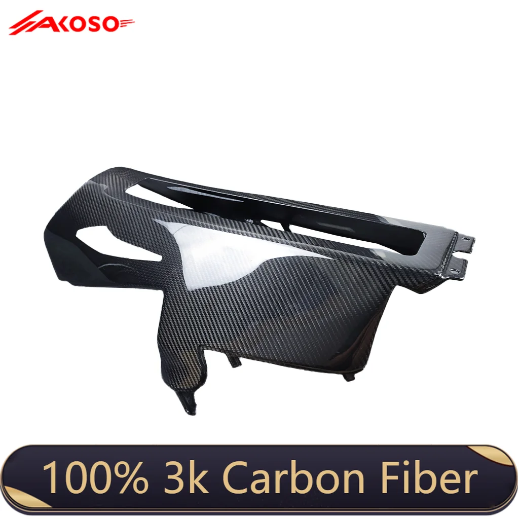 

For Yamaha R1 2015 2016 2017 2018 2019 2020 2021 Carbon Fiber Belly Pot Motorcycle Accessory Modified Real Pure Dry Carbon Part