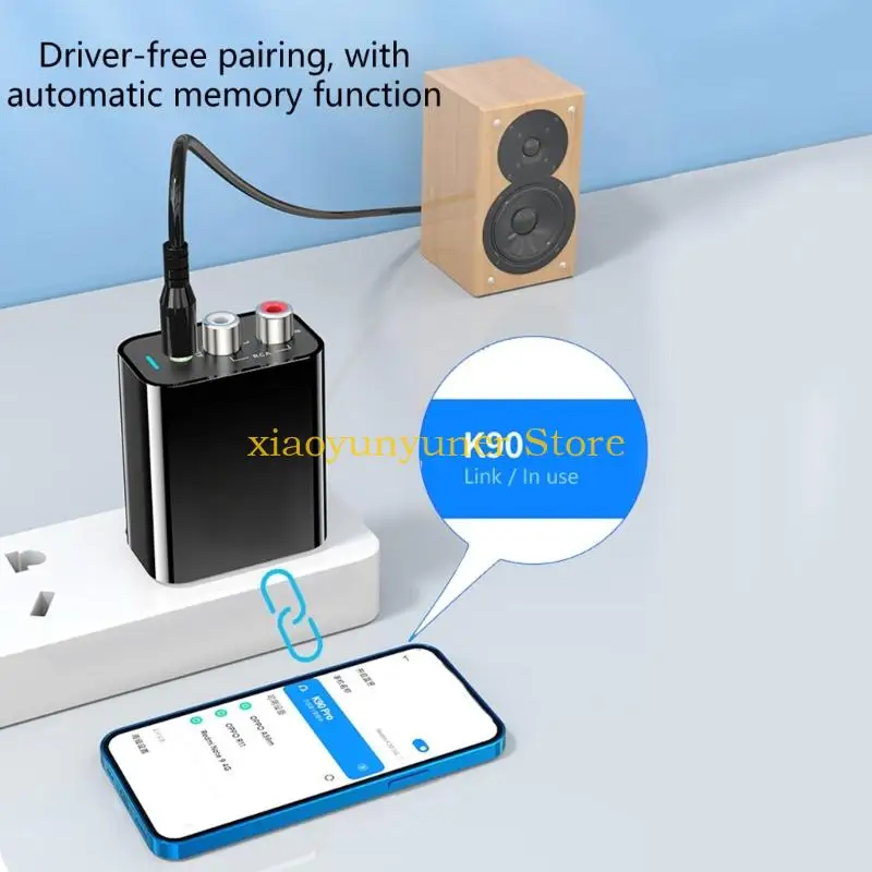 P9JB Digital Power Amplifiers Bluetooth-compatible Adapter for TV 3.5mm Transmitter Receiver Speaker Home Theater Accessories