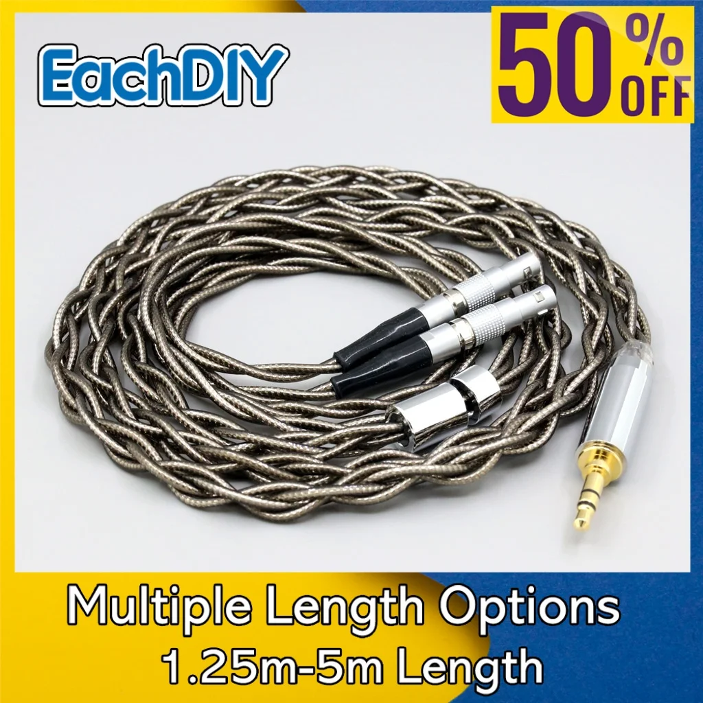 

Graphene Gold + Pure Silver Palladium Earphone Shielding Cable For Ultrasone Veritas Jubilee ED 8EX 25E 15 Edition 8211