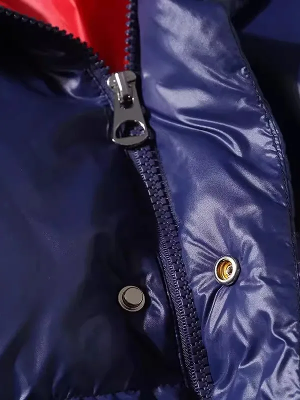 Calore garantito! Piumino invernale da uomo per pendolari all'aperto, vestibilità ampia, con cappuccio, Jaet 90% Du down, nylon lucido, antistatico