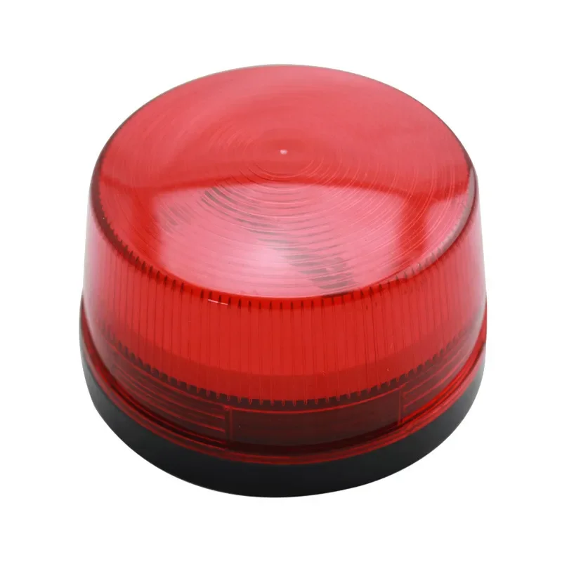 Sound and Light Alarm Flashing Light Waterproof and Dustproof DC5V 12V Piezoelectric Buzzer No Sound