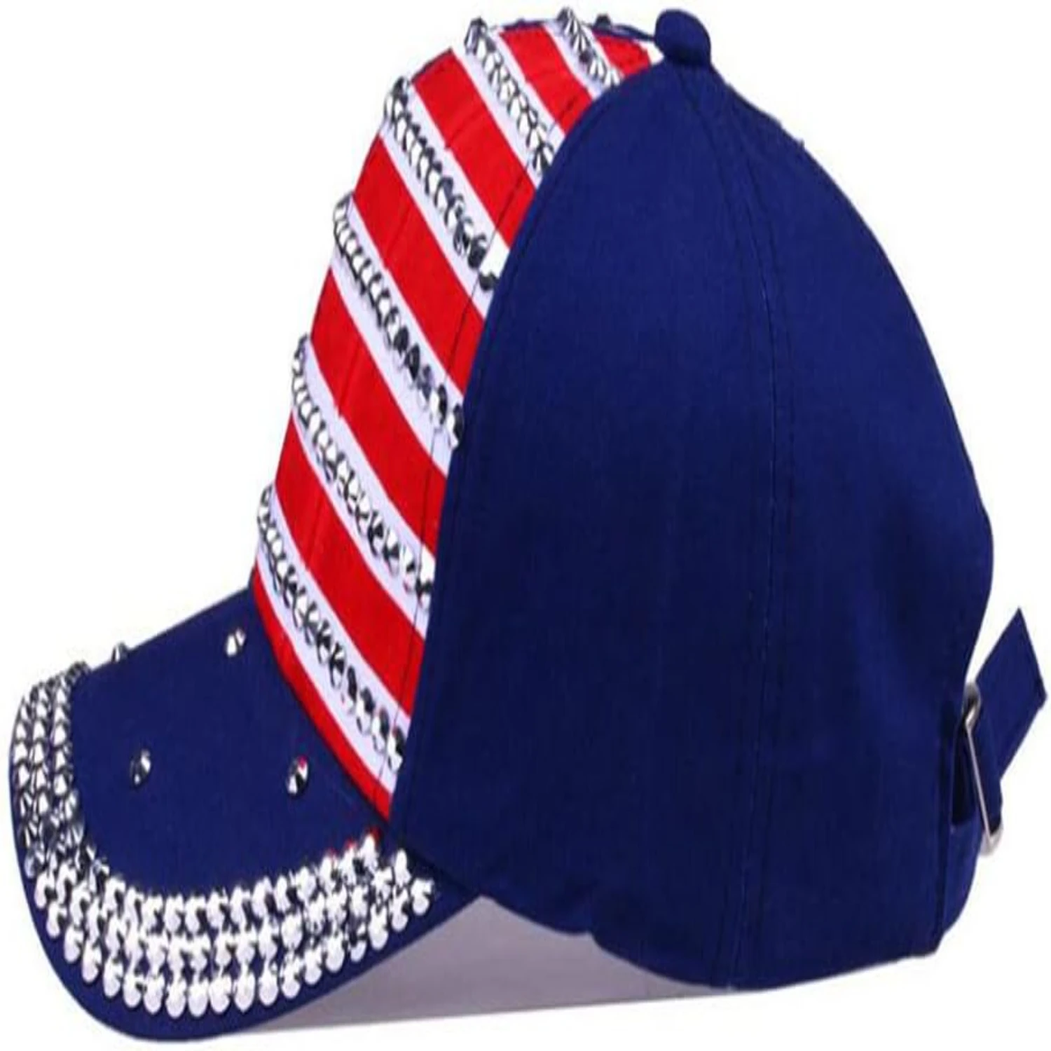 Upgrade Your Look Today with this Sparkling, Eye-Catching, and Stylish Flag Design Baseball Hat - The Perfect Accessory for Fash