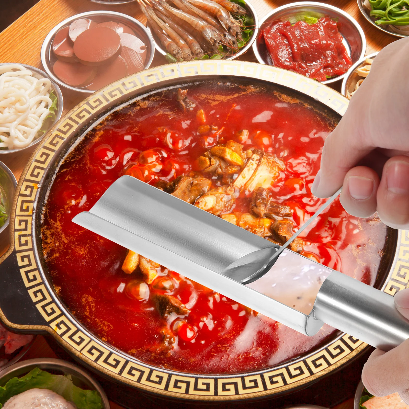 

304 Stainless Meatball Fish Ball Maker Maker Shrimp Slide Mold Fish Ball Kitchen Tool Mini Metal DIY Gadgets With Spoon