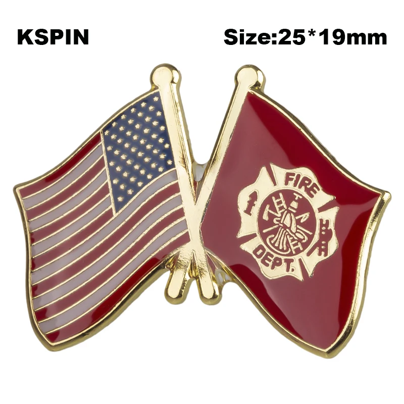 U.S.A & Presbyterian Friendship Natinal Lapel Pins Flag Lapel Pins Country Flag Badge Flag Badge Brooch XY0659