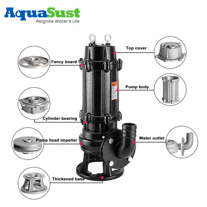 

Aquasust Hot Sale High Quantity Sewage Pump for Wastewater Treatment