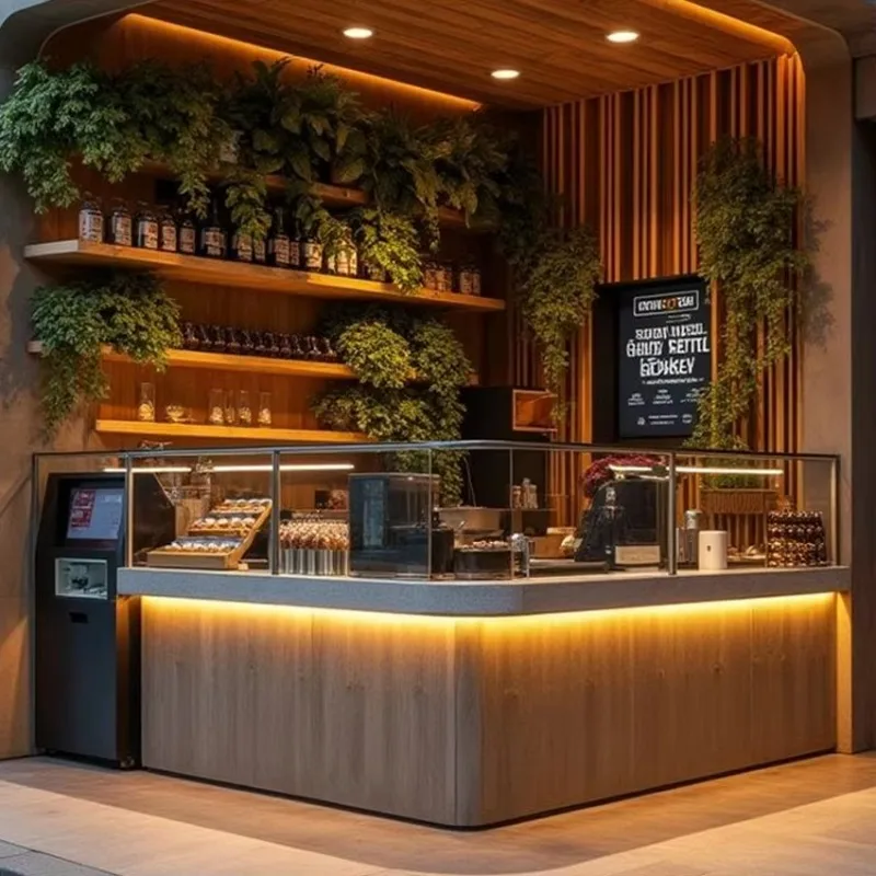 FOODLINE Multi‑scene Bar Counter Sturdy Commercial Bar Counter for Pub Cafe Hotel Family Home Use