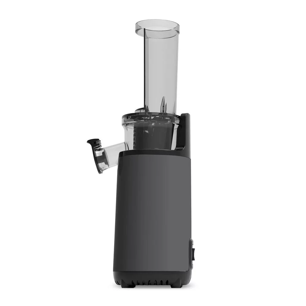 2023 New Elite Gourmet Compact Masticating Cold Press Slow Juicer, Black