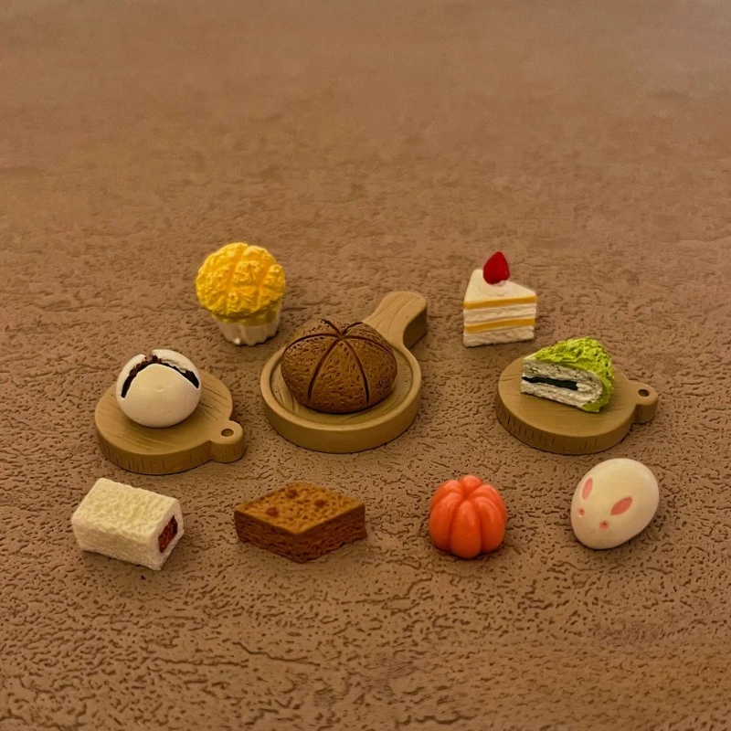 Emulation Miniature Cake Tray Chopping Board Rice Dumpling Sand Table Model Props Landscaping Decorations