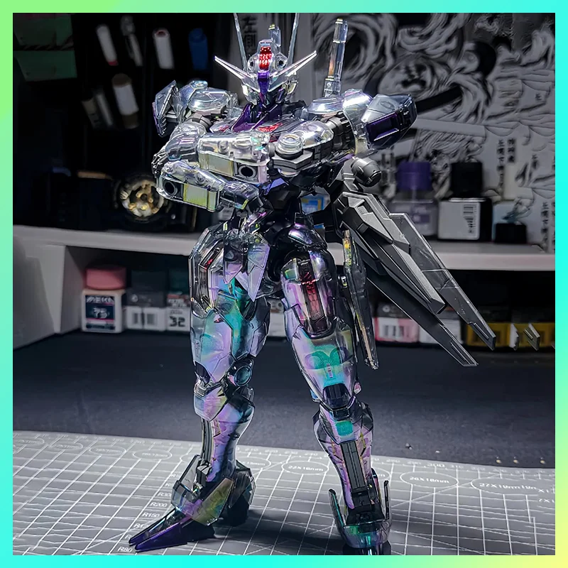 

【New product】KUNLUN FM 1/100 FENGLING Mercury Witch laser color scheme with cockpit Assembly Model Kit Action Figures Pre-sale