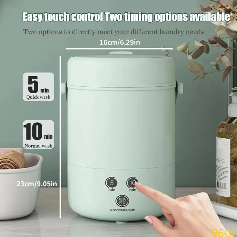 96GF Efficient Washing Machine 3.8L Capacity Small Laundry Machine Laundry Bucket