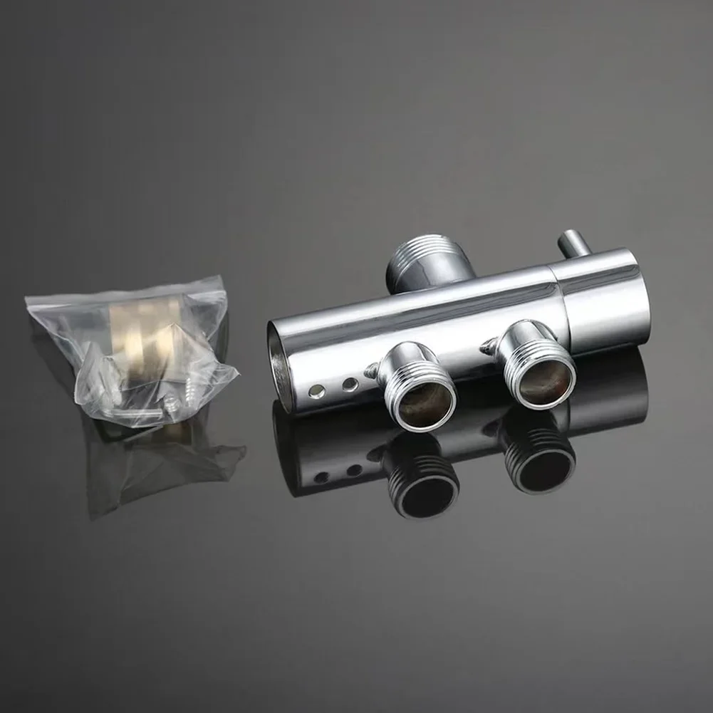 

1Pcs Shower Diverter Valve Copper Two-Function Diverter Diverter Valve For Effortless Switching Between Two Water Outlets