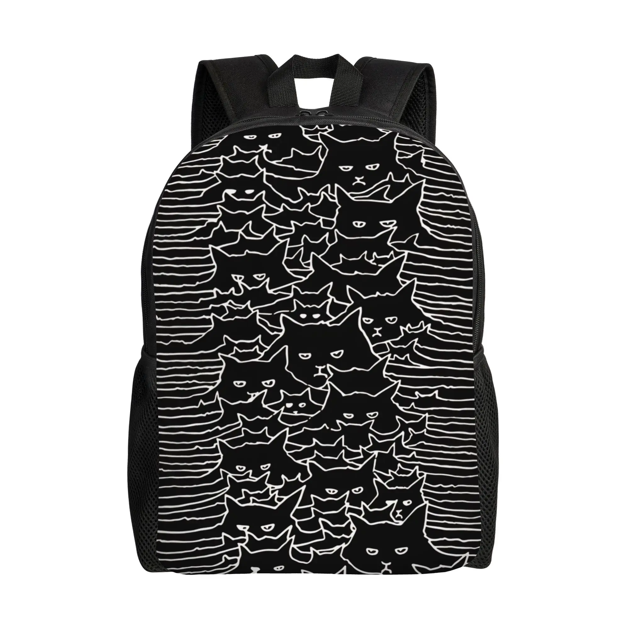 Cat meme PAW DIVISION JOY Schoolbag Ladies Sporty Daily mochila Large Capacity Laptop Bag Back To School Season