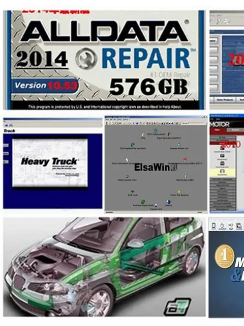 

All Data Alldata 10.53 Heavy Truck+Vivid Workshop Hdd 1TB Auto Software REPAIR 49IN1 3.0 USB