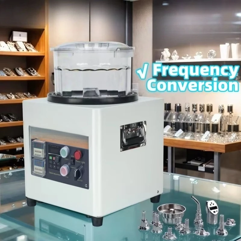 Metal Surface Mini Magnetic Tumbler  Polisher Tumbler Bucket Polishing Machine or Aluminum Stainless Steel