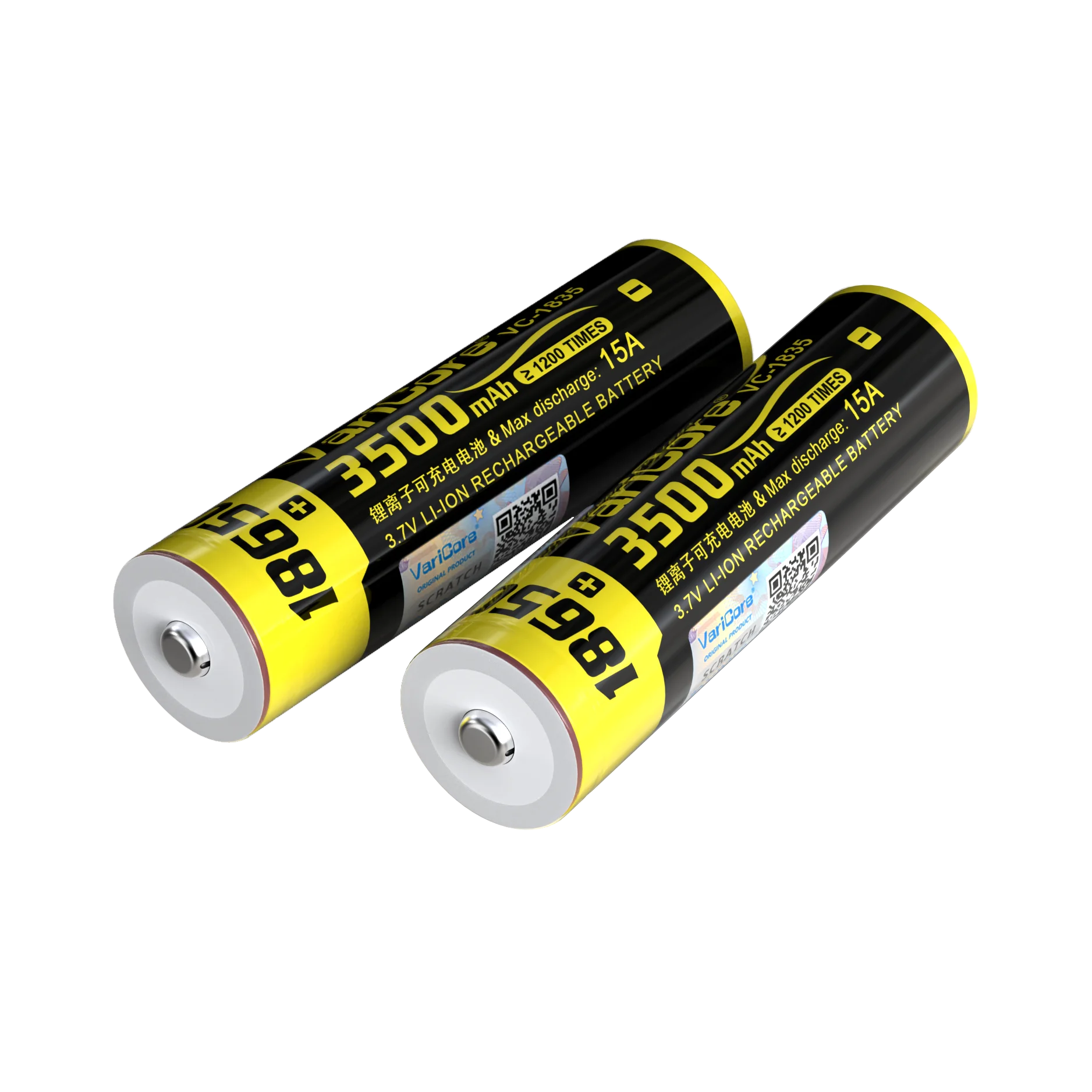 2025 New  VariCore VC-1835 18650 battery 3.7V 3500mAh Rechargeable lithium battery for LED Flashlight+DIY Pointed