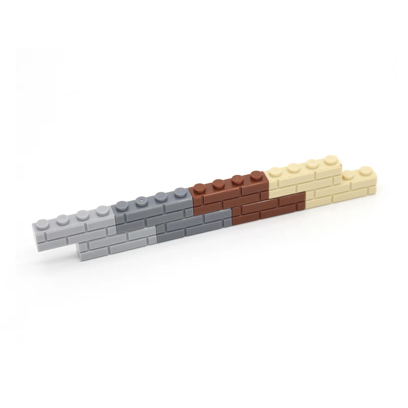 70 stücke Tasche Moc Ziegel 1x4 Wand würfel 15533 Häuser Bausteine Zubehör montiert Partikel kompatibles DIY Spielzeug