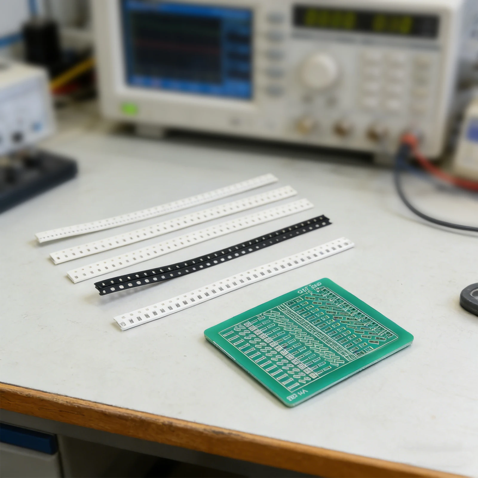 FOR SMD Soldering Practice Kit Includes 0805 0603 0402 Packages and 34 Red LEDs for Electronics Workshop Training