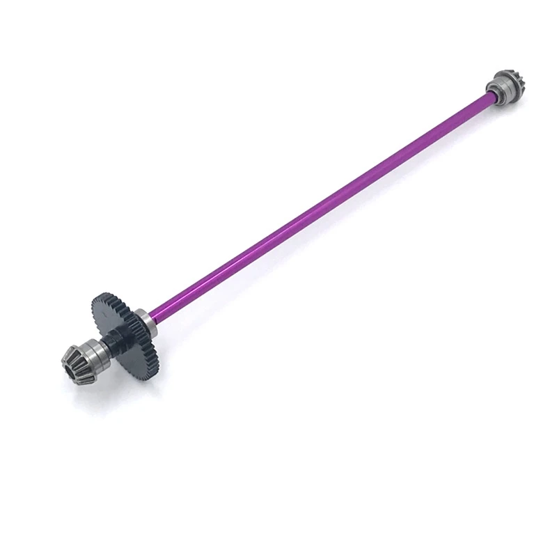 for Wltoys 124019 124018 1/12 RC Car Metal Main Central Axle Drive Shaft Upgrade Parts Accessories,Purple