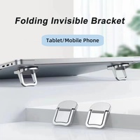 2Pcs Laptop Stand Computer Keyboard Holder Mini Portable Universal Tablet Stand Aluminum Support For Macbook Huawei Xiaomi Samsu