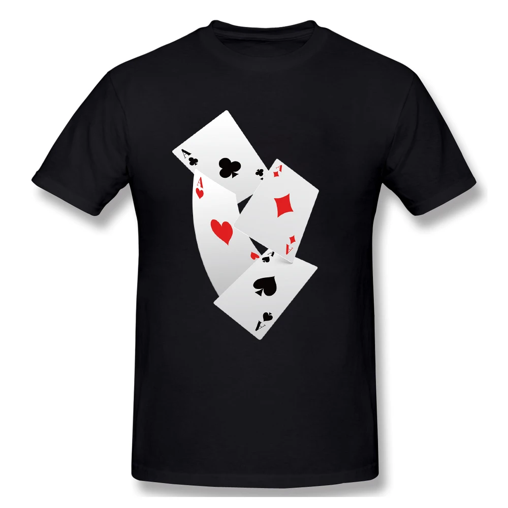 CLOOCL Funny Playing Cards 100% Cotton T-Shirt Fashion Brand Summer Casual T-shirts Short Sleeve Hip Hop Tees Drop Shipping