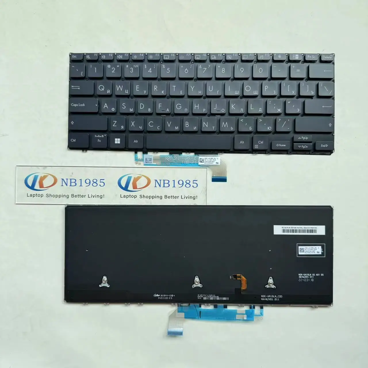 

XIN-Russian-US-IT-AR layout Backlit Laptop Keyboard For Asus B5302 B5302F ExpertBook B5 Flip B5302FEA B5302FBA Backlit