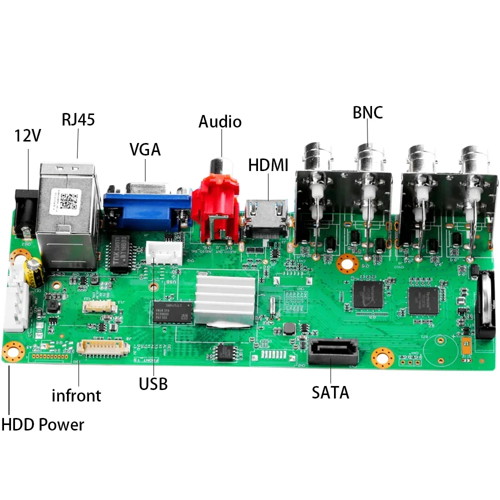 Imagem -03 - Mini Gravador de Vídeo Digital com Câmera Suporte ao Sistema Cctv em Dvr Tvi Cvi Ahd Cvbs Câmera ip 4ch 8ch Nvr 5mp 2mp