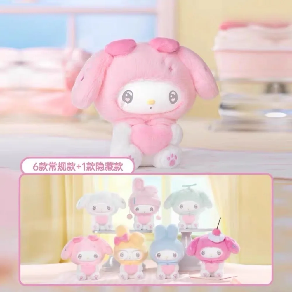 

Original Sanrio Blind Box My Melody 50th Anniversary Milk Candy Pendant Anime Figure Doll Guess Bag Toy Customized Gifts