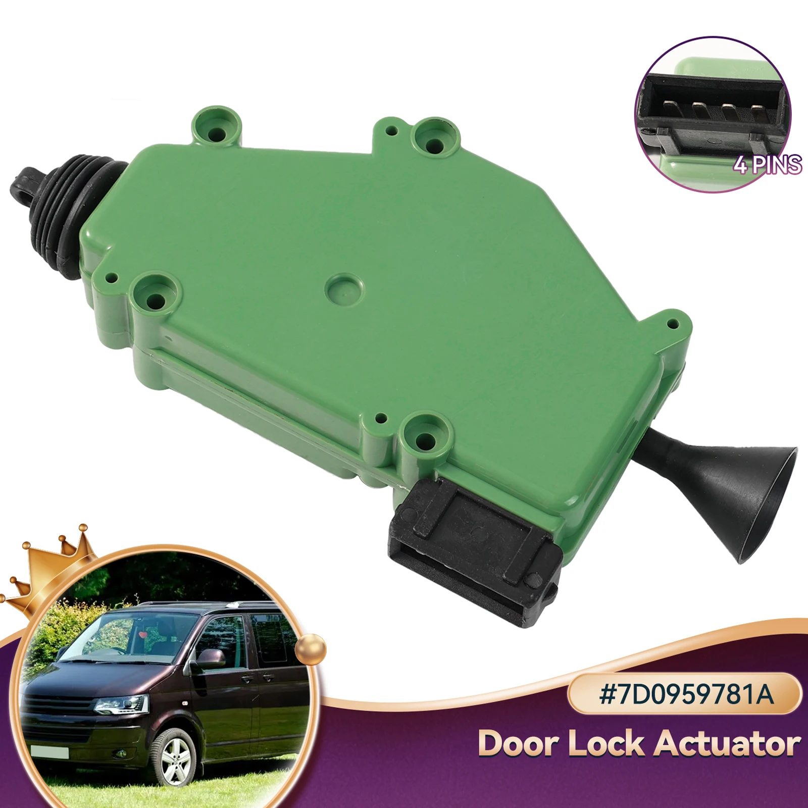 

Door Lock Actuator Central Locking Motor For VW Transporter T4 Multivan Caravelle 7D0959781A 701959781A 255959781 255959783A New