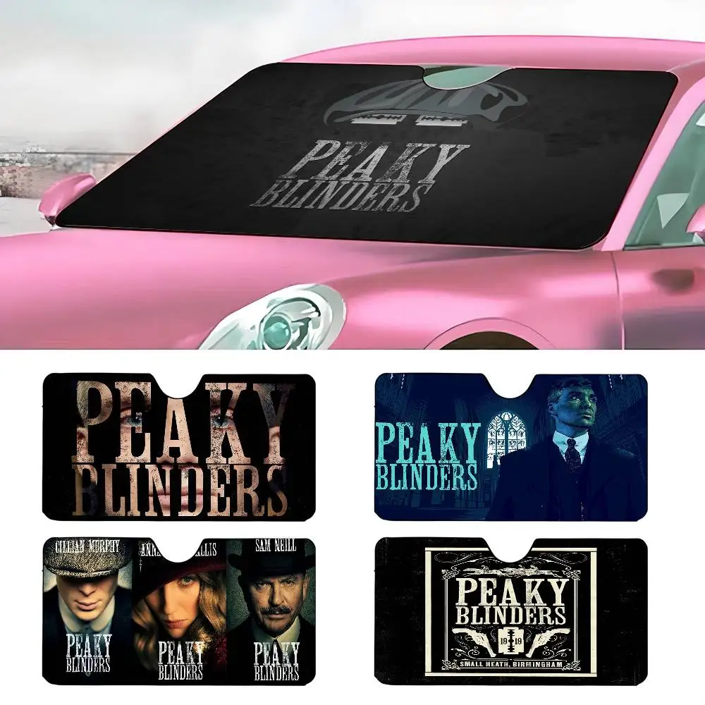 

Прохладный P-Peaky B-Blinders, ТВ, автомобильный солнцезащитный козырек, лобовое стекло, защита от ультрафиолета, передний солнцезащитный козырек, охлаждающая защита для салона автомобиля