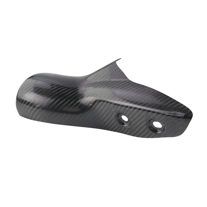 Motorcycle Exhaust Muffler Escape Cover Carbon Fiber Protector Heat Shield Cover Guard For Qianjiang Srk600 Parts