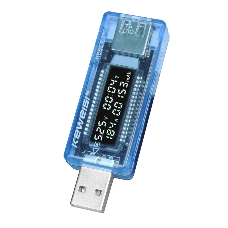 الجهد متر الجهد الحالي قدرة البطارية تستر USB فولت الجهد الحالي طبيب شاحن قدرة تستر متر قوة البنك