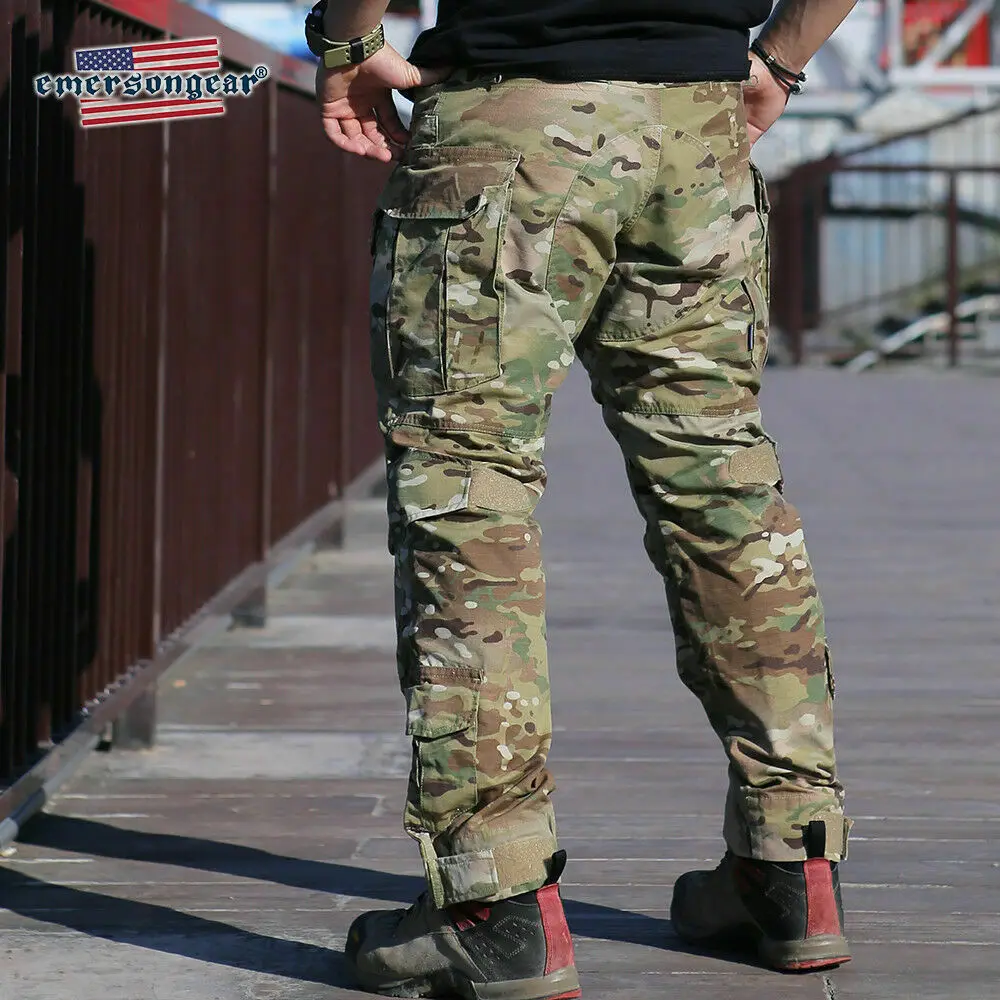 Pantaloni Emersongear G3 Pantaloni mimetici Pantaloni da combattimento impermeabili per esterni Caccia Pantaloni cargo da uomo genuini multi-camo