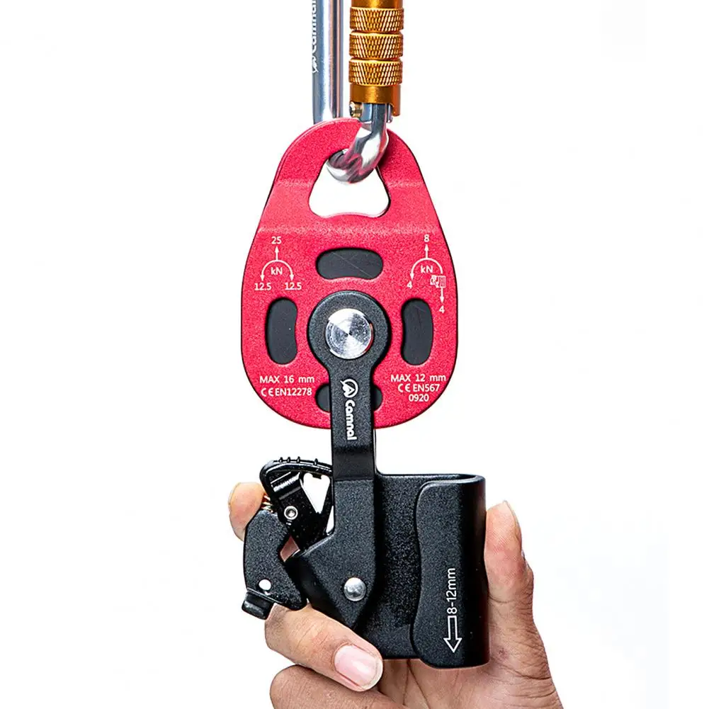 

Mountaineering Pulley Convenient Portable Corrosion Resistant High Strength Mountaineering Pulley for Outdoor