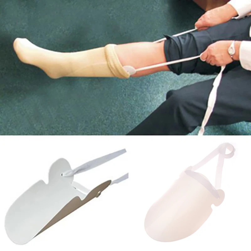 1Pcs Sock Aid Assistance Stocking Slider With Cotton Drawcord Dressing Aid For Women Men