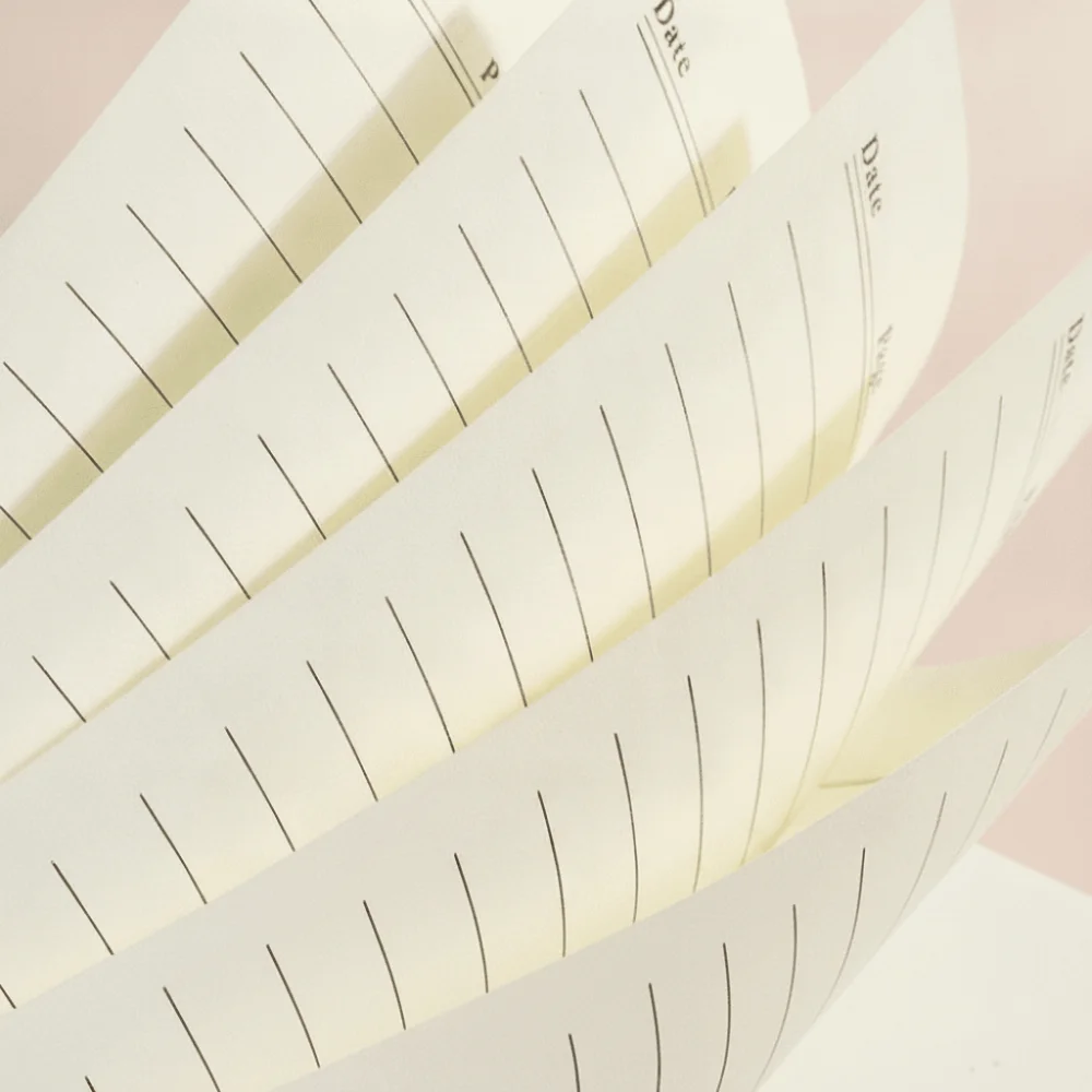 Thickened Coil Spiral Notebook 210 Pages Wide Ruled Wirebound Notebook Page Dividers Twin-Wire Binding Subject Notebook