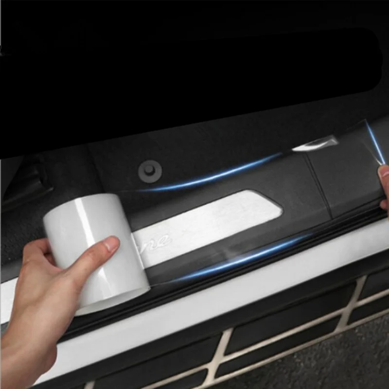 

Car Door Sill Scratchproof Stickers Protector Nano Tape For Mazda 2 3 5 6 CX-3 CX-4 CX-5 CX5 CX-7 CX-9 Atenza Axela