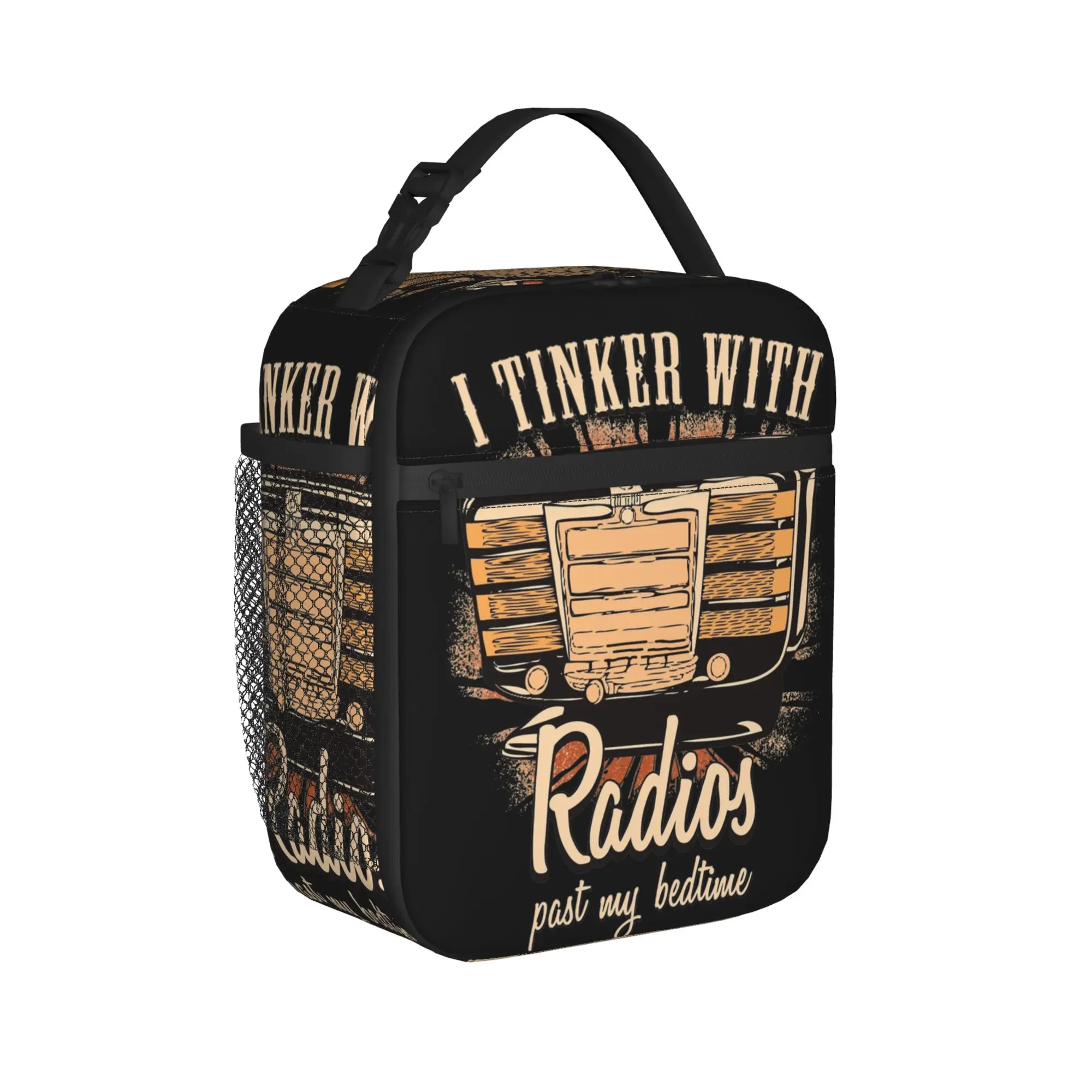 CW Ham Radio Amateur Operator Insulated Lunch Bags High Capacity  Lunch Container Thermal Bag Tote Lunch Box Office  Men