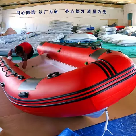 China RIB 360 390 420 480 PVC Or Hypalon Inflatable Rigid Dinghy Boats Aluminum Or Fiberglass Hull Rib Boat