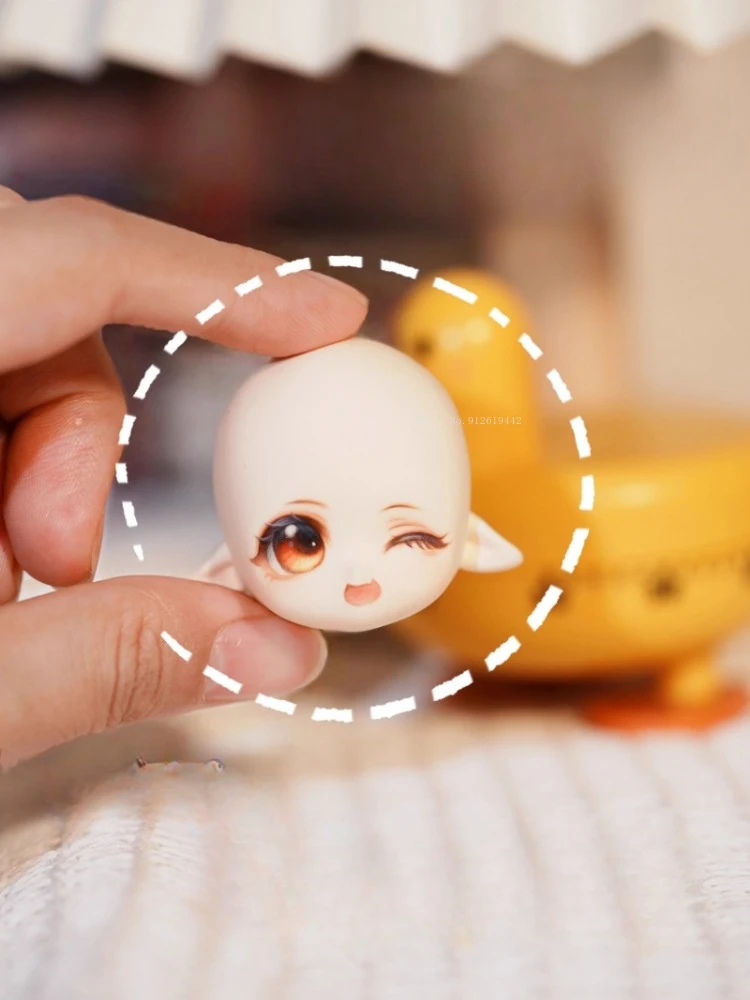 Demon Chuan Q version stone plastic clay figure face body silicone mold DIY polymer clay animation cartoon Doll making mold