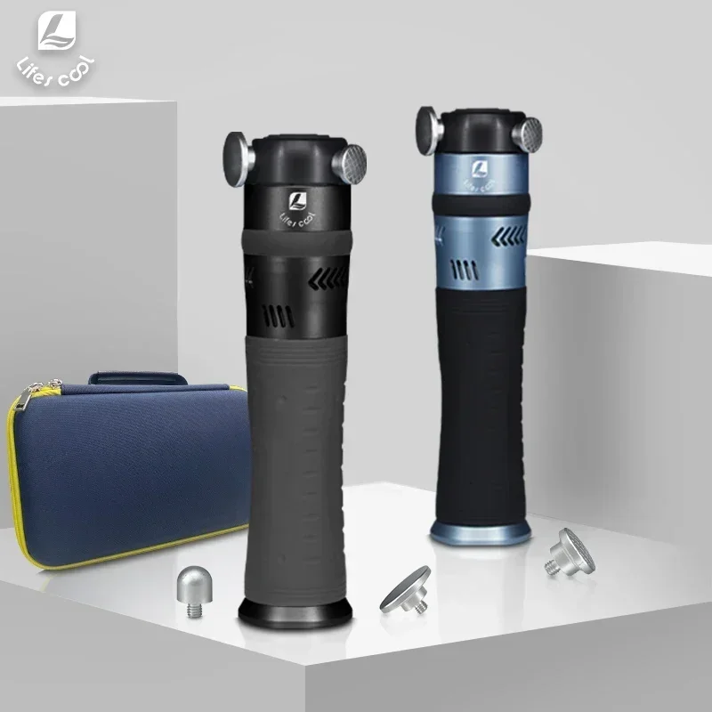 

2025Пударный массажный пистолет для глубоких тканей, мощный массажер для мышц, ручной высокоскоростной вибрационный фасциальный пистолет