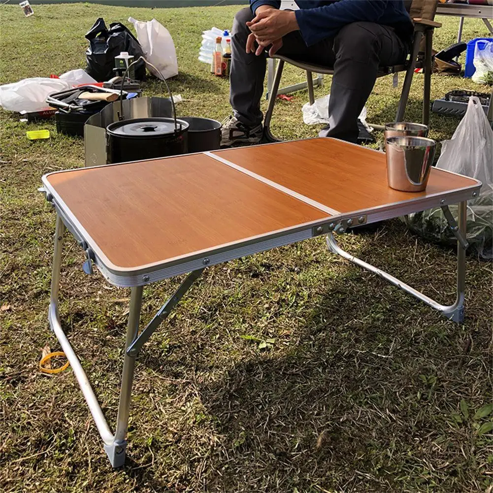 Lightweight Portable Folding Camping Table Strong Load-bearing Dirt-resistant For Outdoor Picnic Camping Fishing