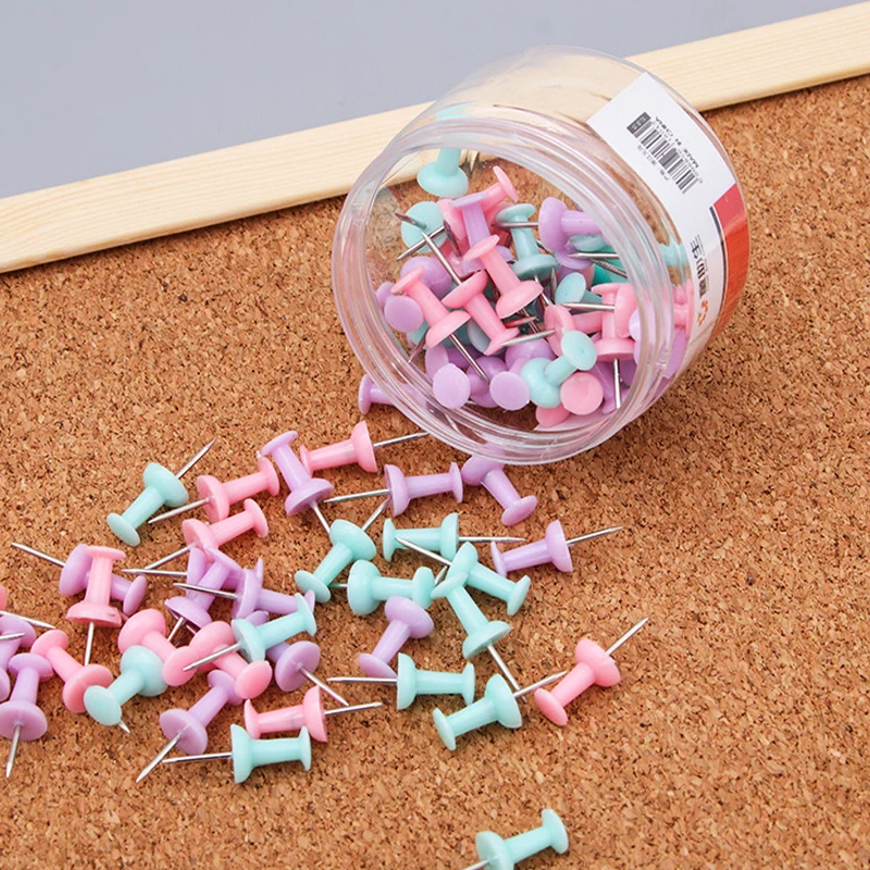 Macaroon Push Pin Painting Pin Suitable For Bulletin Boards, Maps, Posters, and Craft Projects 80 Pieces