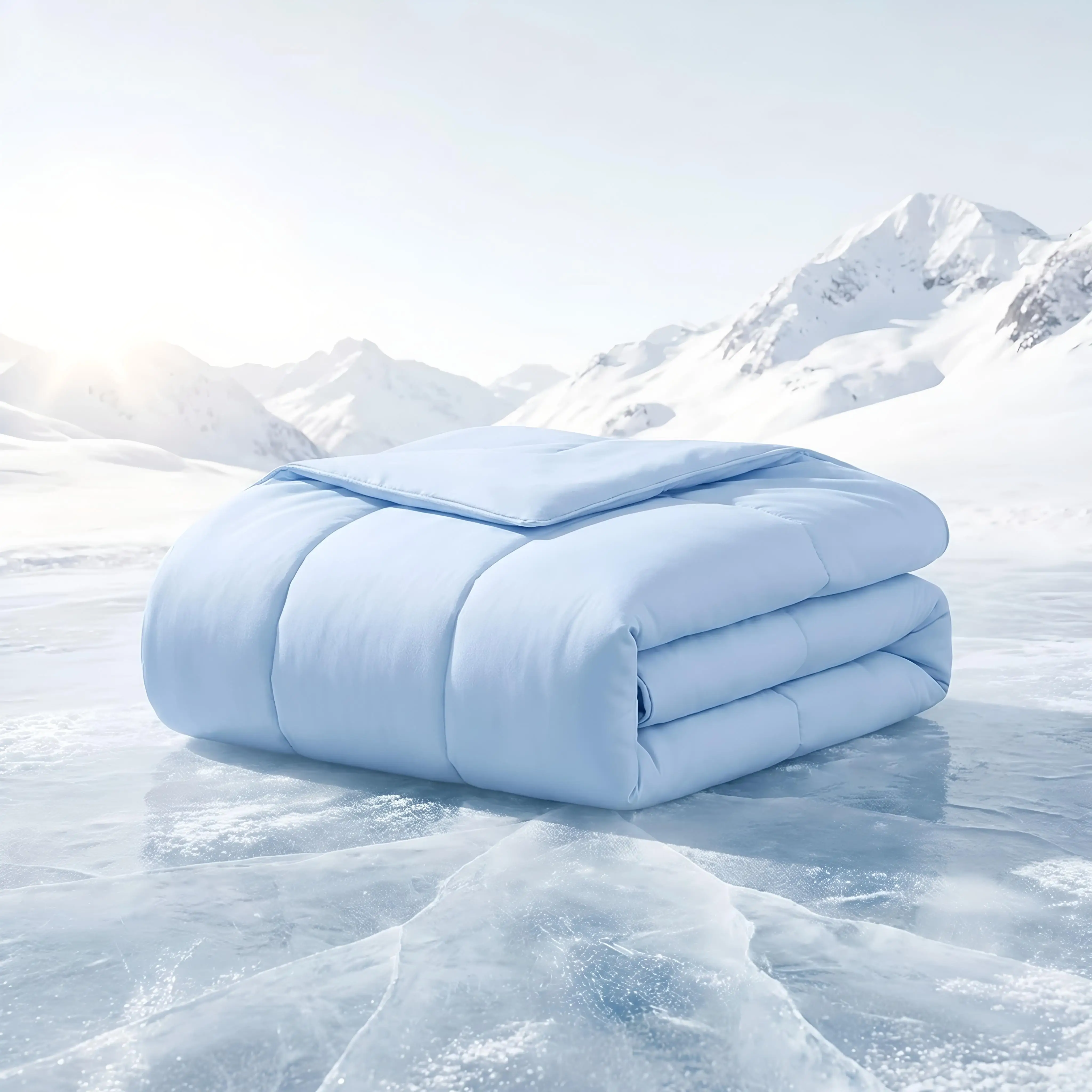 Summer Cooling Blanket Reversible Cold Touch Comforter Breathable Heat Absorbing Bedding Quilt for Hot Sleepers Night Sweats Soft Fluffy Eco-Friendly Air Conditioning Thin Blanket Home Holiday Gift