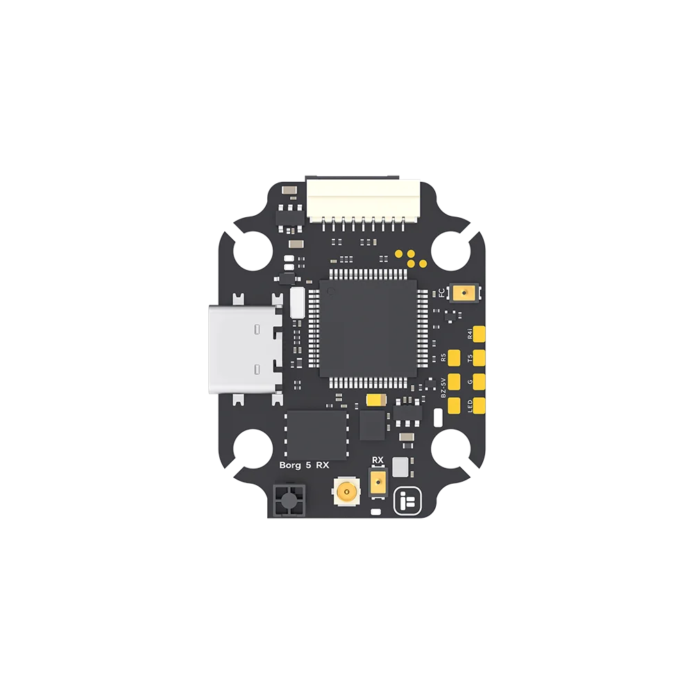 Iflight-統合されたelrsレシーバーを備えたBORG5SRX用コントローラー,2.4GHzレシーバー,レーシングカー用のLihvバッテリーをサポート,fpvパーツ