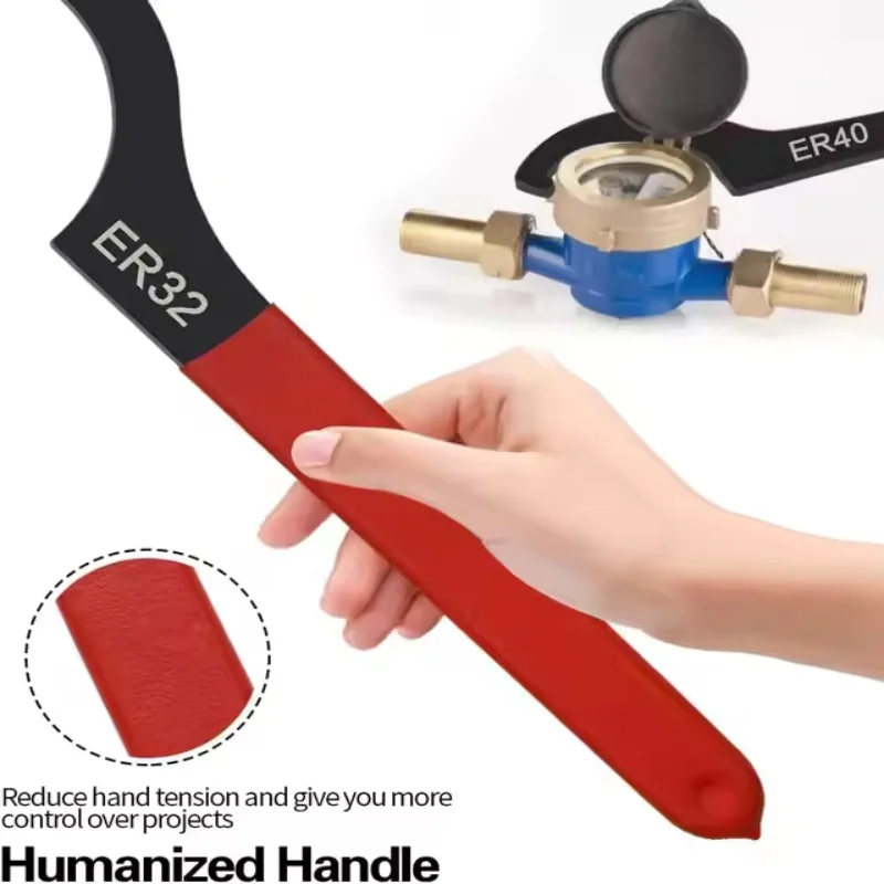 6PCS Coilover Spanner Wrench Set, Coilover Wrench, C-Shape Spanner Wrench, Shock Spanner Hook Wrench Tools