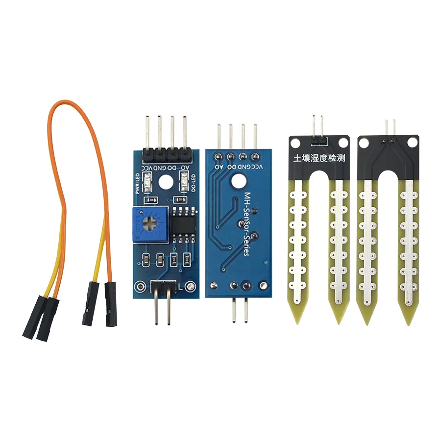 5PCS Soil Moisture Hygrometer Sensor Module for Arduino, Humidity Detection for DIY Robots, Garden & Irrigation Projects