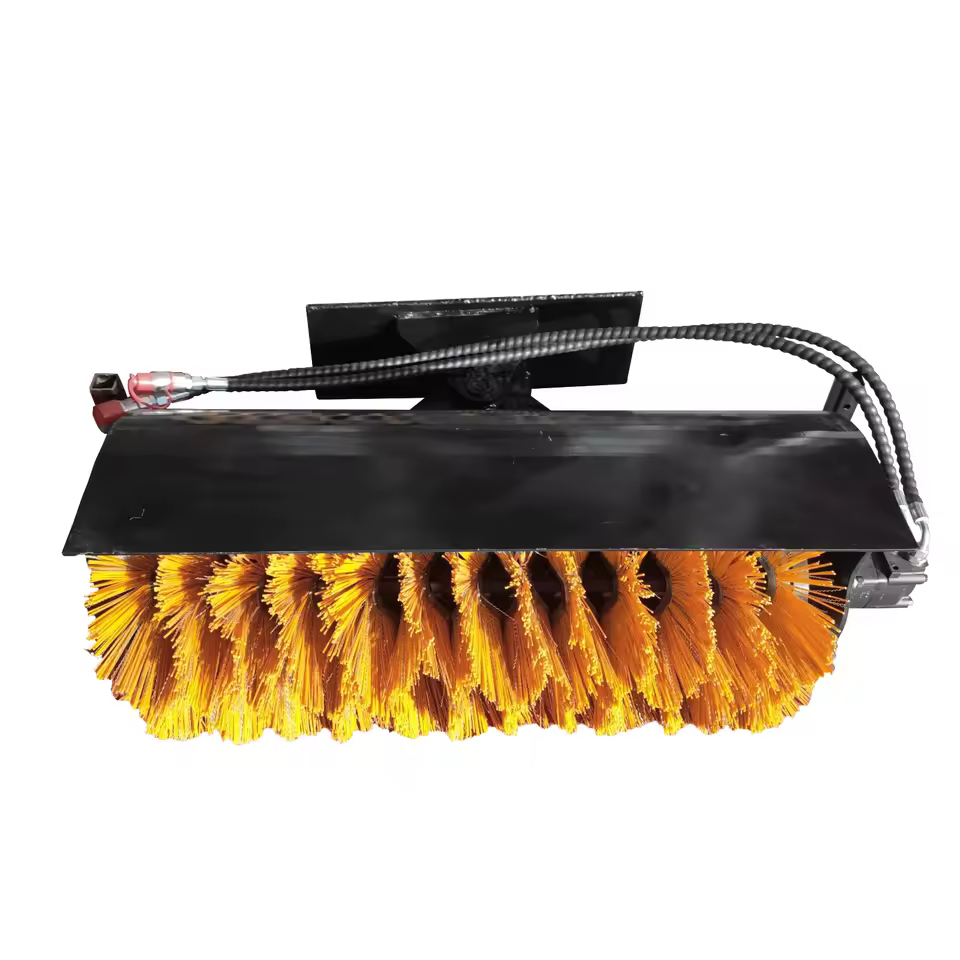 41in Mini Skid Steer Hydraulic Broom Sweeper Attachment image