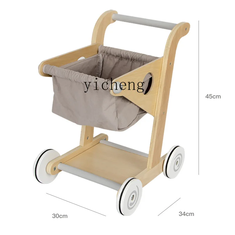 AG – panier de courses pour enfants, jouet de Simulation, poussette de supermarché, maison de jeu, costume de jouet de cuisine