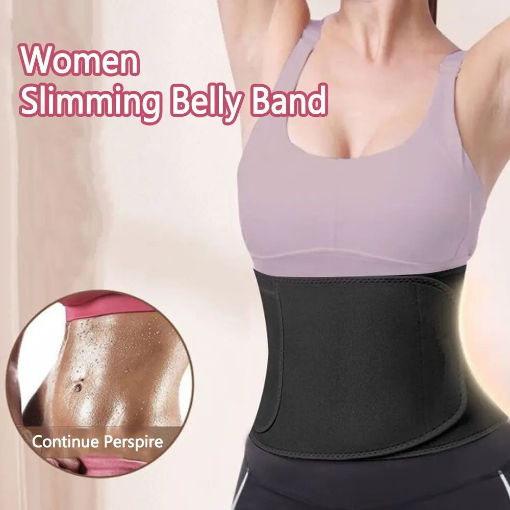 

Sweat-resistant Sports Waist Support Belt Adjustable Flexible Waist Protection Belt Reusable Elastic Slimming Belly Band
